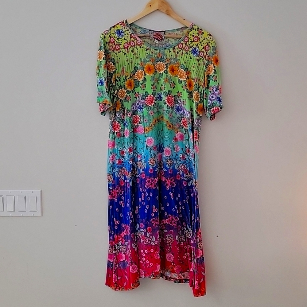 Johnny Was L knit dress GUC